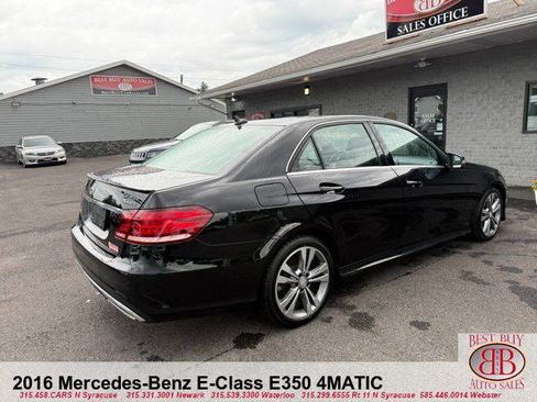 Used 2016 Mercedes-Benz E 350 4MATIC Sedan image 3