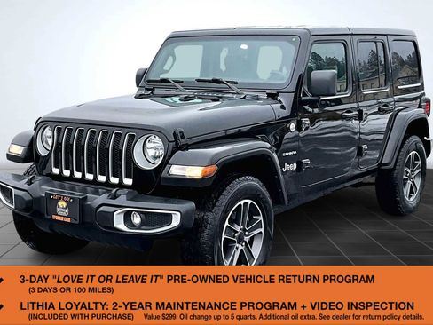 Used 2023 Jeep Wrangler Sahara w/ Cold Weather Group image 1