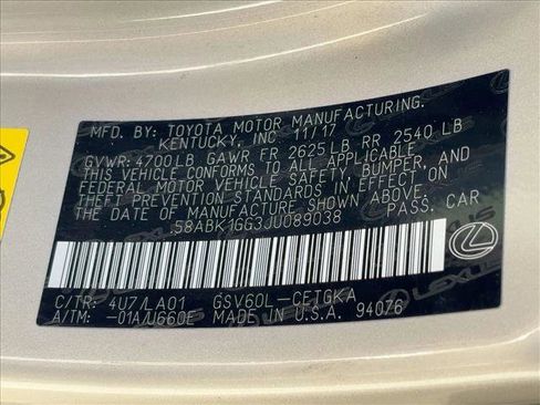 Used 2018 Lexus ES 350 image 22