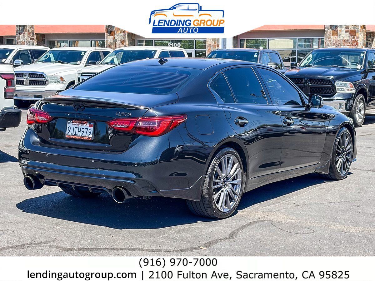 Used 2023 INFINITI Q50 Red Sport 400 w/ Black Opal Edition RWD image 4