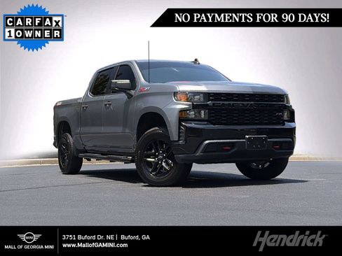 Used 2021 Chevrolet Silverado 1500 Custom Trail Boss AWD/4WD image 1