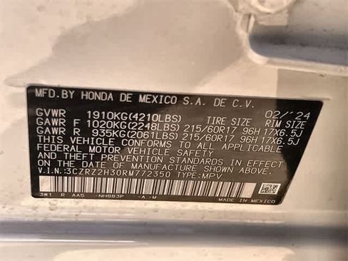 Certified 2024 Honda HR-V LX image 22