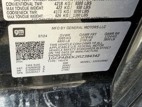 Used 2024 Chevrolet Silverado 1500 Custom RWD image 30