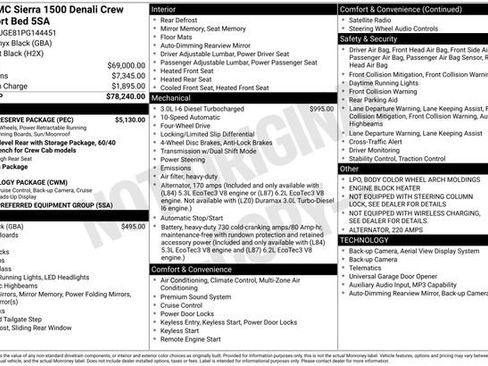 Used 2023 GMC Sierra 1500 Denali w/ Denali Reserve Package AWD/4WD image 27