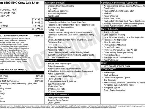 New 2026 RAM 1500 RHO w/ RHO Level 1 Equipment Group AWD/4WD image 7