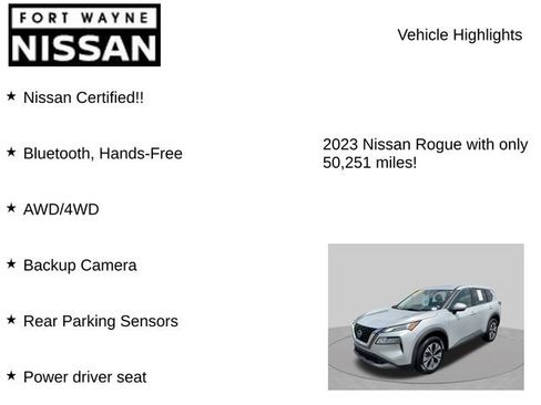 Certified 2023 Nissan Rogue SV AWD/4WD image 8