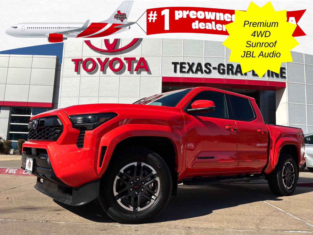 Used 2024 Toyota Tacoma TRD Sport w/ TRD Sport Premium Package AWD/4WD image 1