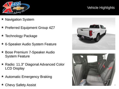 New 2026 Chevrolet Colorado Z71 w/ Technology Package image 3