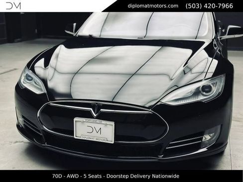 Used 2015 Tesla Model S 70D AWD/4WD image 14