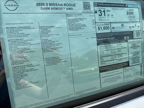 New 2026 Nissan Rogue SV AWD/4WD image 7