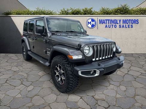 Used 2019 Jeep Wrangler Unlimited Sahara AWD/4WD image 1