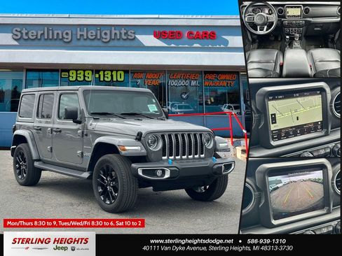 Used 2023 Jeep Wrangler Unlimited Sahara w/ Cold Weather Group AWD/4WD image 1