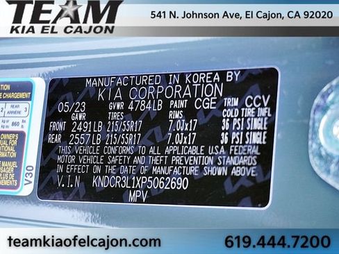 Certified 2023 Kia Niro Wind FWD image 35