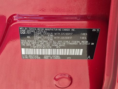 Used 2015 Toyota RAV4 XLE FWD image 27