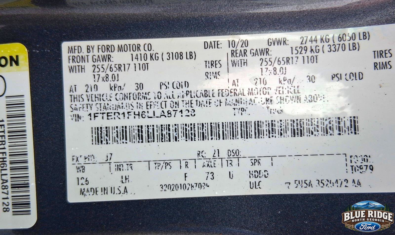 Used 2020 Ford Ranger XL w/ Equipment Group 101A Mid AWD/4WD image 20