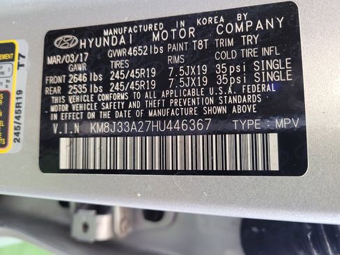 Used 2017 Hyundai Tucson Limited FWD image 33