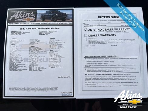 Used 2022 RAM 3500 Tradesman image 10