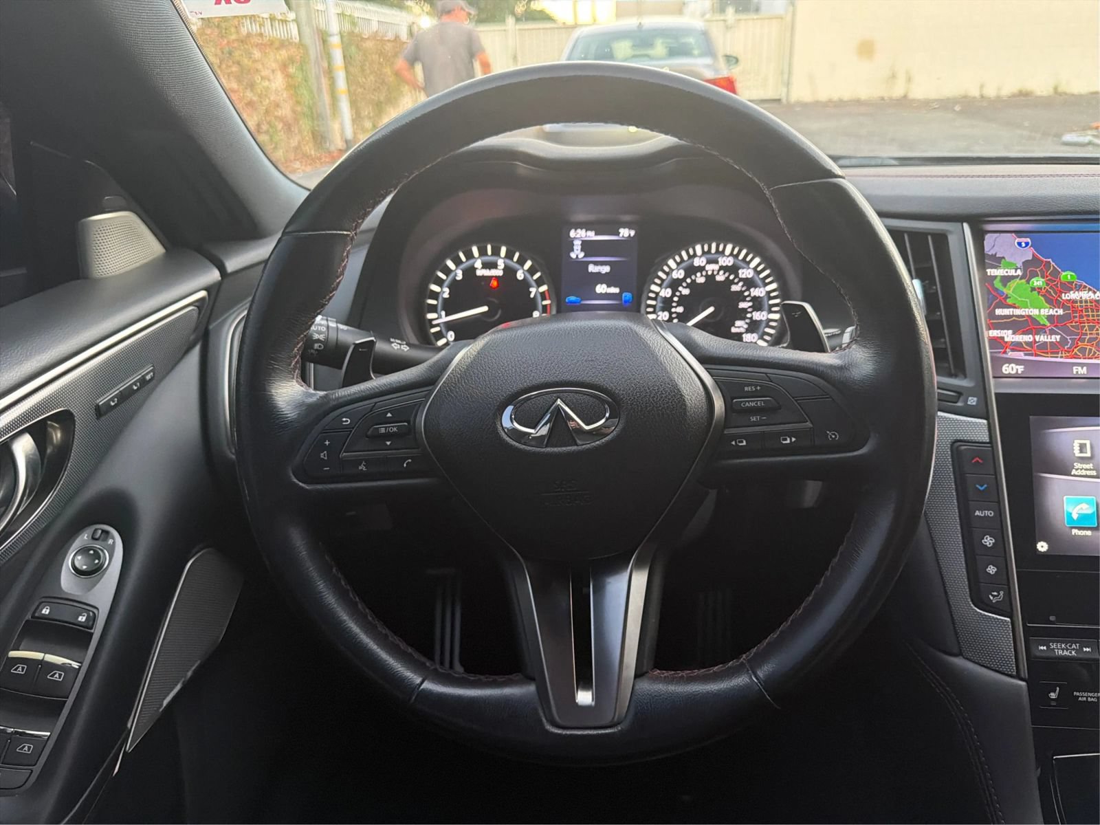 Used 2018 INFINITI Q50 Red Sport 400 w/ Sensory Package (Sport) RWD image 17