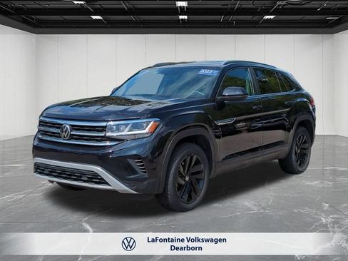 Certified 2023 Volkswagen Atlas Cross Sport SE w/ Black Wheel Package AWD/4WD image 1