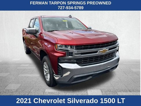 Used 2021 Chevrolet Silverado 1500 LT w/ Bed Protection Package RWD image 1