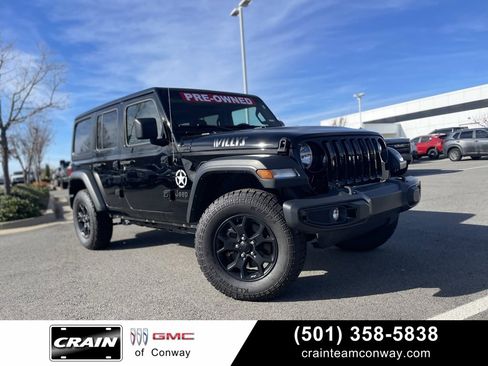 Used 2021 Jeep Wrangler Unlimited Sport image 1