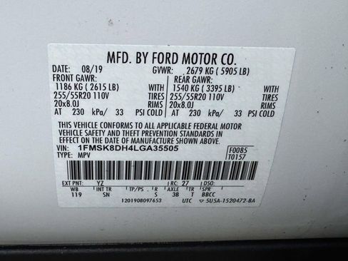 Used 2020 Ford Explorer XLT w/ Equipment Group 202A image 28