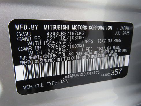 New 2025 Mitsubishi Outlander Sport LE image 23