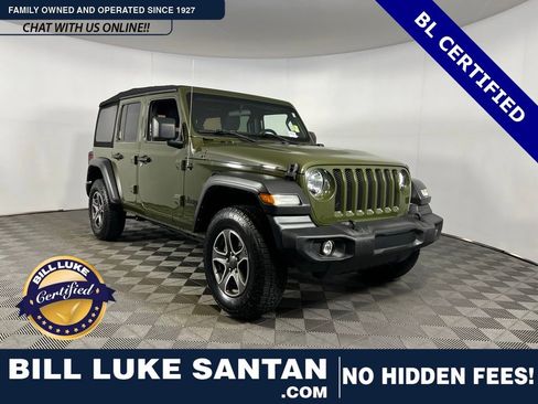 Used 2022 Jeep Wrangler Unlimited Sport image 1