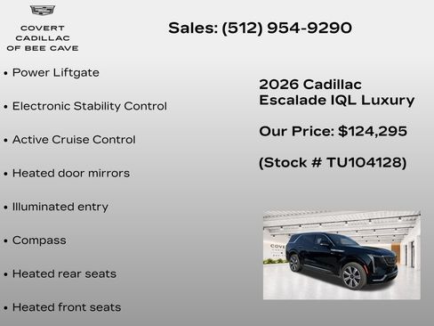 New 2026 Cadillac Escalade IQL Luxury AWD/4WD image 14