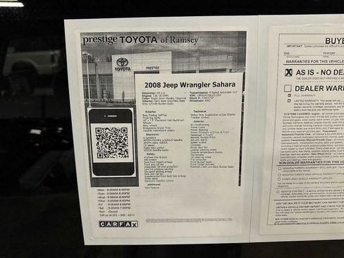 Used 2008 Jeep Wrangler Sahara w/ PWR Convenience Group image 13