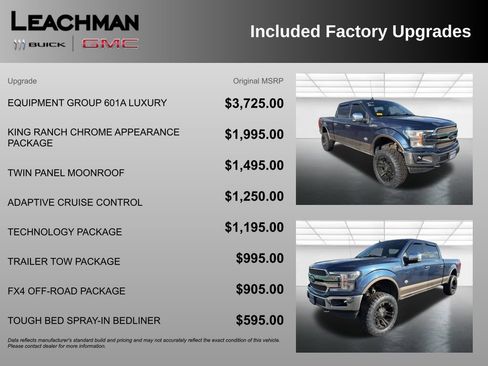 Used 2019 Ford F150 King Ranch w/ Equipment Group 601A Luxury image 10