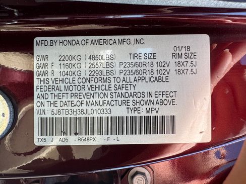 Used 2018 Acura RDX FWD image 16