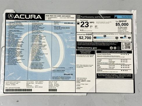 New 2026 Acura RDX SH-AWD w/ Advance Package image 9