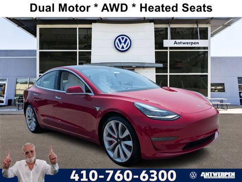 Used 2018 Tesla Model 3 Performance AWD/4WD image 1