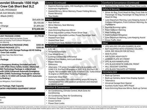 Used 2023 Chevrolet Silverado 1500 High Country w/ Technology Package image 11