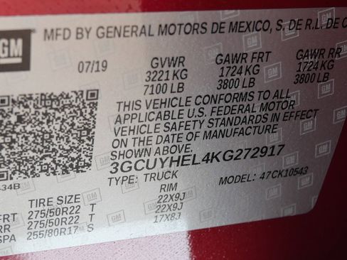 Used 2019 Chevrolet Silverado 1500 High Country image 31