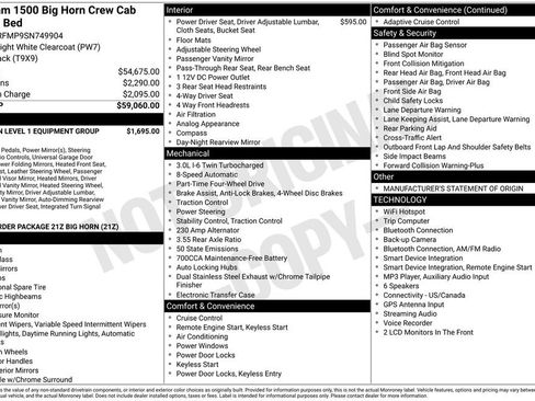 Used 2025 RAM 1500 Big Horn AWD/4WD image 4