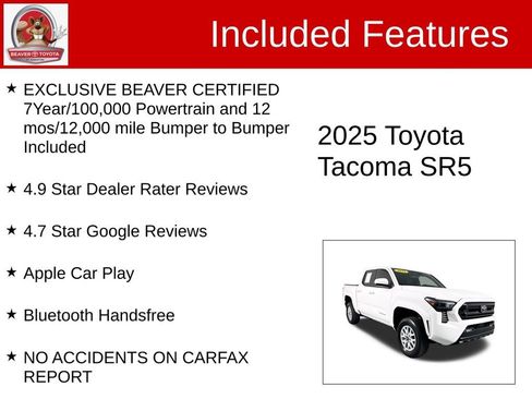 Used 2025 Toyota Tacoma SR5 image 4