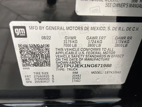 Used 2022 GMC Sierra 1500 Elevation AWD/4WD image 27