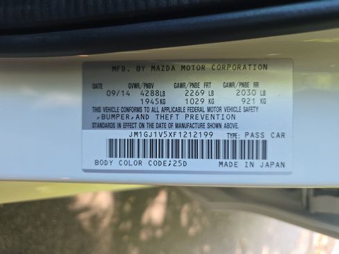 Used 2015 MAZDA MAZDA6 Touring FWD image 35