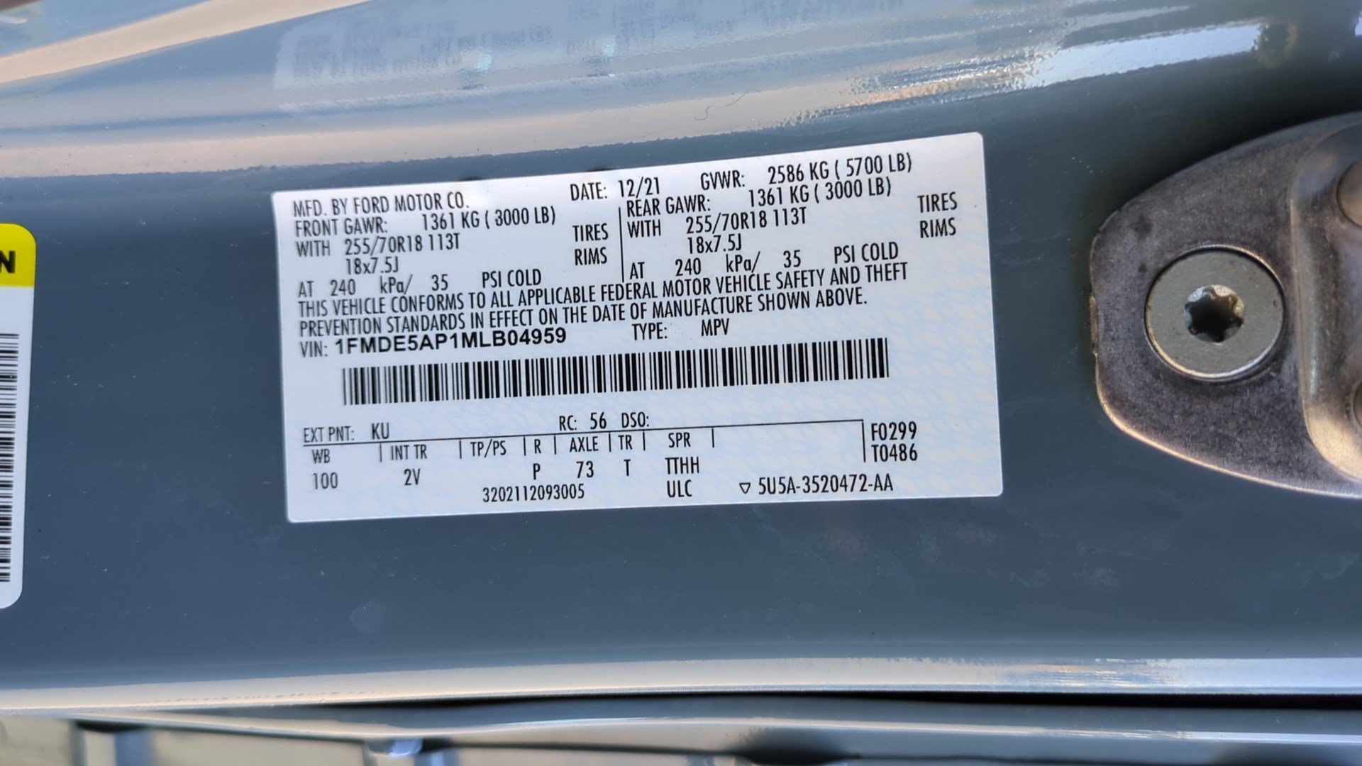 Used 2021 Ford Bronco Outer Banks AWD/4WD image 31