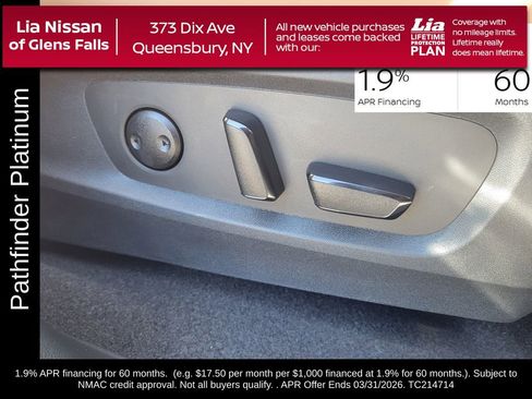 New 2026 Nissan Pathfinder Platinum image 39