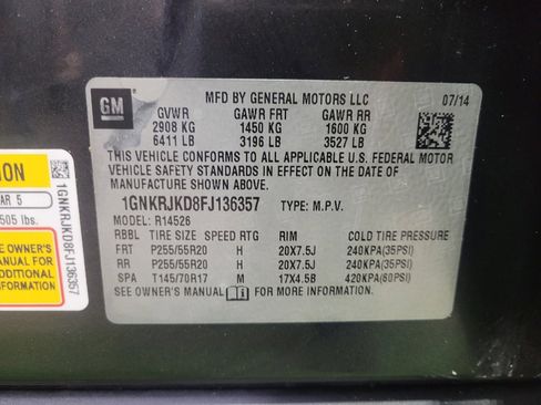 Used 2015 Chevrolet Traverse LTZ image 33