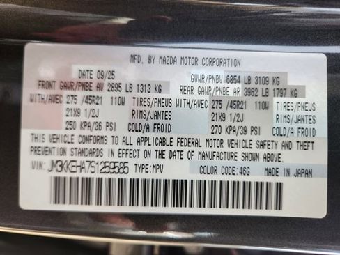 Used 2025 MAZDA CX-90 Plug-In Hybrid w/ Premium Plus AWD/4WD image 25