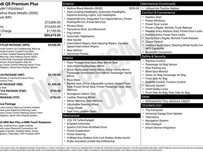 Used 2023 Audi Q8 Premium Plus w/ Premium Plus Package
