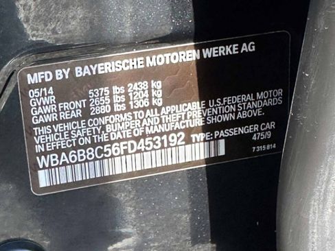 Used 2015 BMW 640i Gran Coupe xDrive image 27