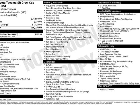 Used 2019 Toyota Tacoma SR w/ SR Convenience Package image 15