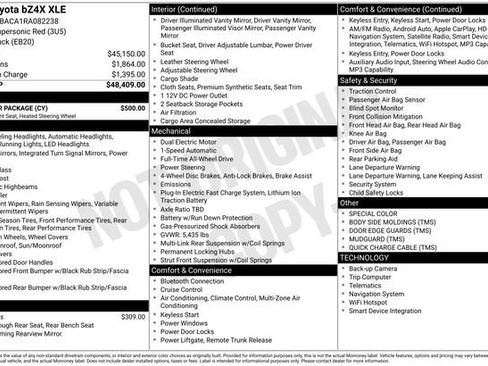 Certified 2024 Toyota bZ4X AWD w/ Weather Package image 7