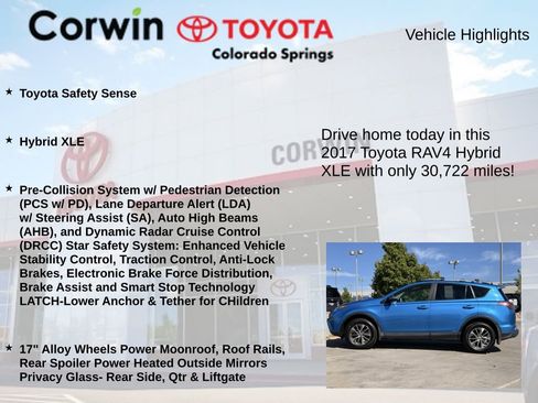 Used 2017 Toyota RAV4 AWD Hybrid image 6
