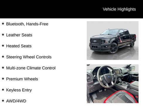Used 2019 Ford F150 Lariat w/ Equipment Group 502A Luxury AWD/4WD image 31